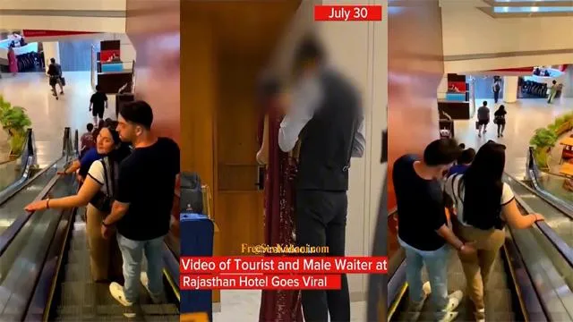 Bhabhi provoked waiter for sex in hotel in Rajasthan Leak – Indian porn video