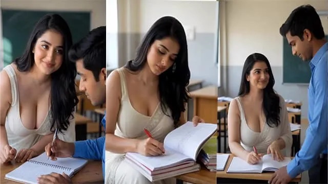 College Big Boobs Tutor Motivates A Student Fucking – Indian porn video