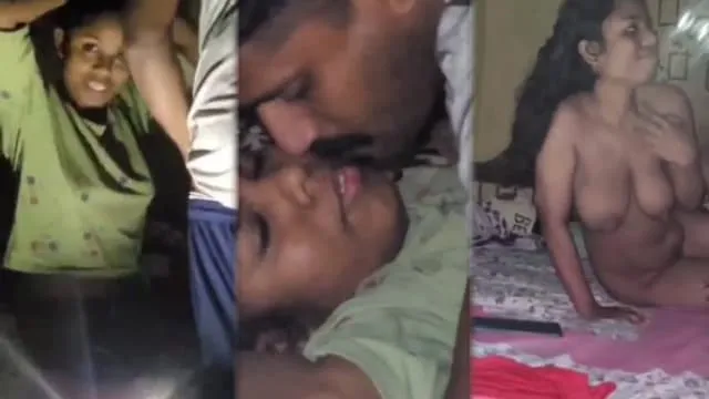 Mallu Young Wife Threesome Fucking Shared With Friend – Indian porn video