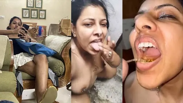 Milf Taking Piss In Mouth Facial Cum Taste – Indian porn video