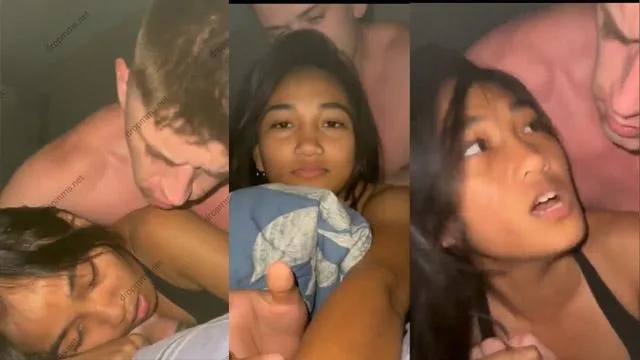 NRI Slim Brown Babe Big White BF Fuck Behind – Indian porn video