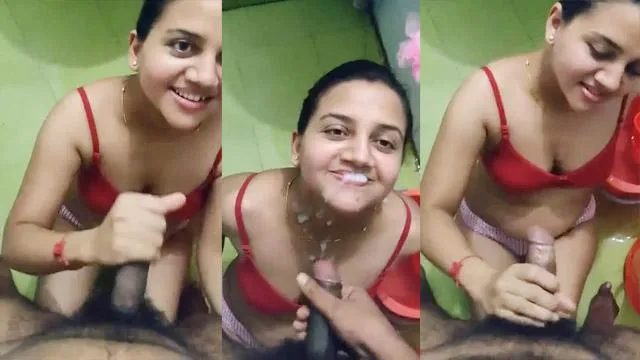Sexy Cousin Desi Dick Blowing & Cumshot On Mouth – Indian porn video - MyPornerLeak