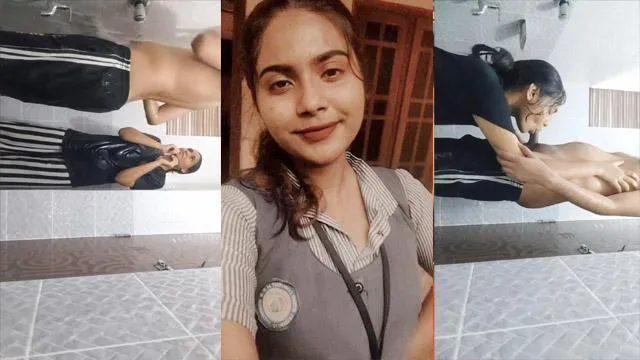 Tamil School Girl Bathroom Fucking Doggy Viral With BF – Indian porn video
