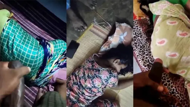 Tamil Sleeping Mom & Sister Nude Secretly Cap – Indian porn video