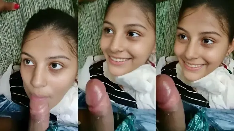 Beautiful bihari village gf OYO room doing blowjob – Indian porn video