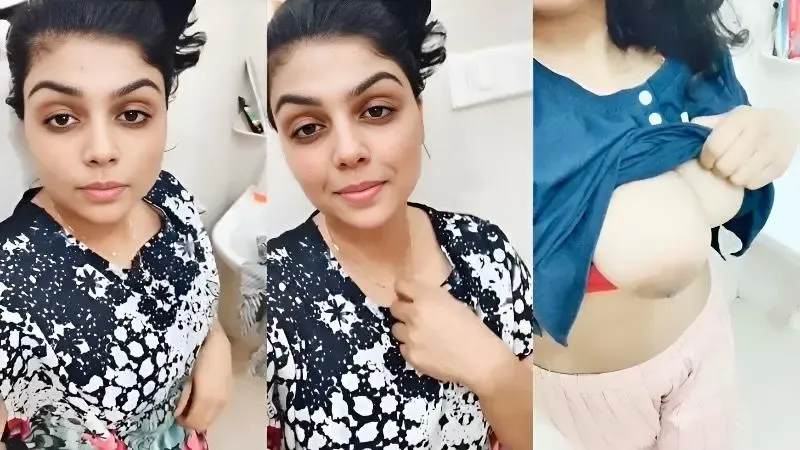 Beautiful malyalam gf strip and show her sexy boobs – Indian porn video