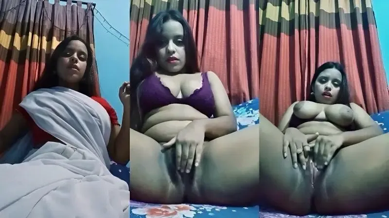 Bengali desi bhabhi remove her saree and fingering – Indian porn video