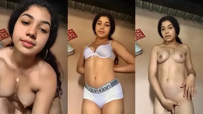 Curvy figure sexy girl striping and boobs rubbing – Indian porn video