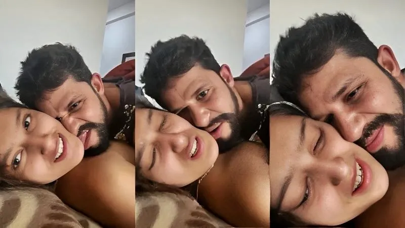 Desi village couple sexy romance in blanket – Indian porn video