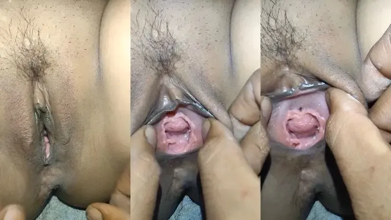 Desi wife showing her pussy pip hole closeup – Indian porn video
