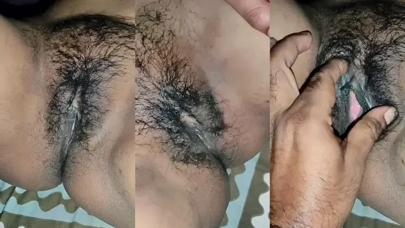 Horny husband before sex showing her wife pussy – Indian porn video