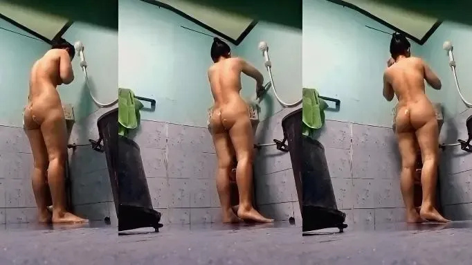 Nepali wife record her nude bath video – Indian porn video