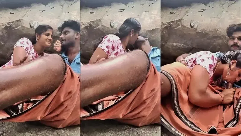 South indian desi couple doing romance and blowjob – Indian porn video