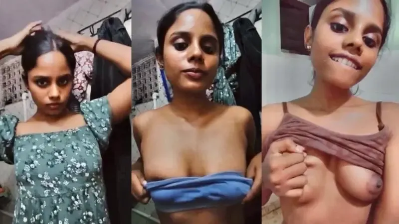 Village girl before bath showing her boobs and pressing – Indian porn video