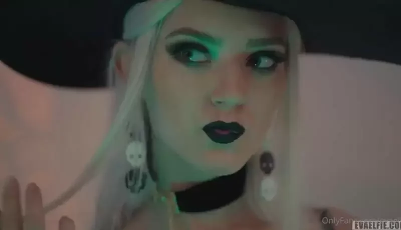 Onlyfans NEW - Eva Elfie - Halloween Witch Cosplay Homemade Sextape FULL HD