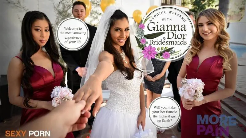 Onlyfans LifeSelector Gianna Dior , Kristen Scott , Jade Kush Wedding Weekend with Gianna Dior and Bridesmaids