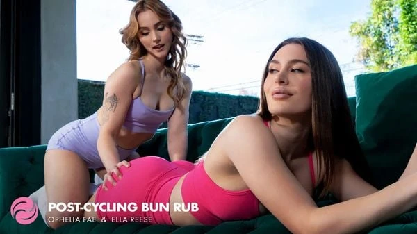 AllGirlMassage - Ella Reese, Ophelia Fae - Post-Cycling Bun Rub
