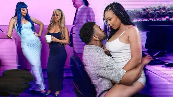 FreeuseFantasy – Jewelz Blu, Luna Luxe, Adriana Maya – The Boss Let Me Fuck All of My Coworkers Freeuse On the Job