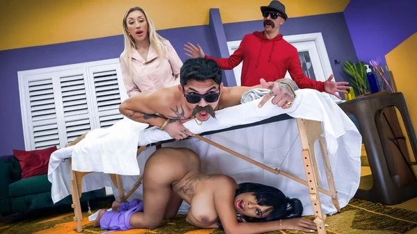 MomSwap - Bella Madysin, Harlow Wilde - Happy Endings - Tricking Our Desperate Masseuse Moms