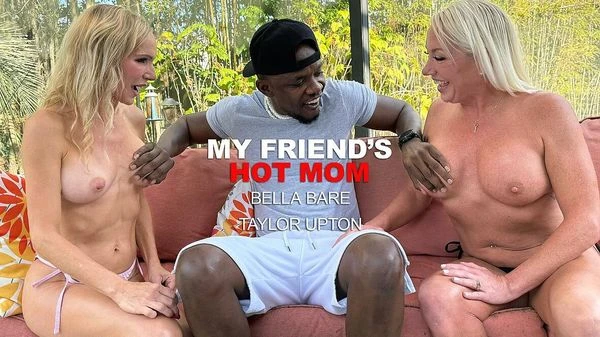 NaughtyAmerica - Sexy Milf's Bella Bare and Taylor Upton give son's friend a high intensity workout