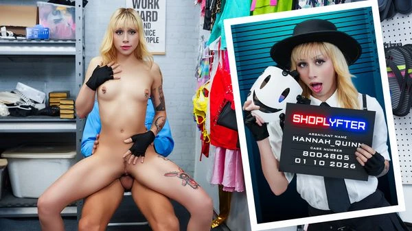 Shoplyfter - New Girl Caught - Hannah Quinn! Case No. 8004805 - The Masked Thief