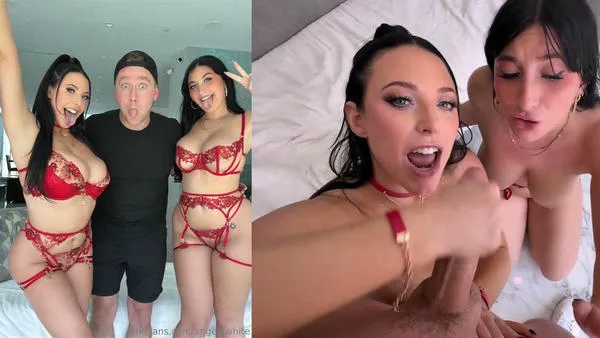 Angela White And Aleksa Mink BRAND NEW Hot Big Titty Threesome w Van Wylde
