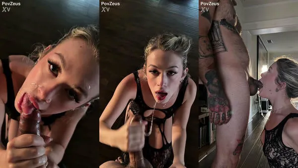 Ashley Alexander Young Horny Girlfriend Loves Giving Big Cock Older Boyfriend Sloppy Wet Blowjob