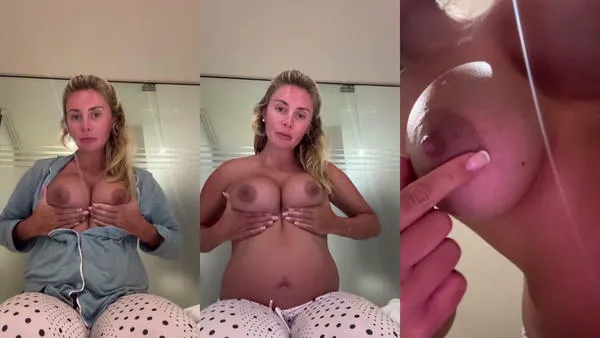 Bonnie Blue Pregnant Whore Lactating MILK NEW PPV