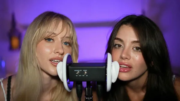 Emily Black & Lena Polanski Talk Dirty In Hot ASMR With Cum Countdown