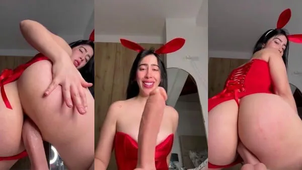 Gummies15 Masturbates Using A Dildo - MyPornerLeak
