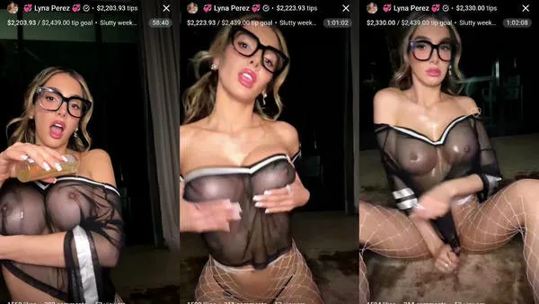 Lyna Perez See Through Oiled Tits NEW Onlyfans Live