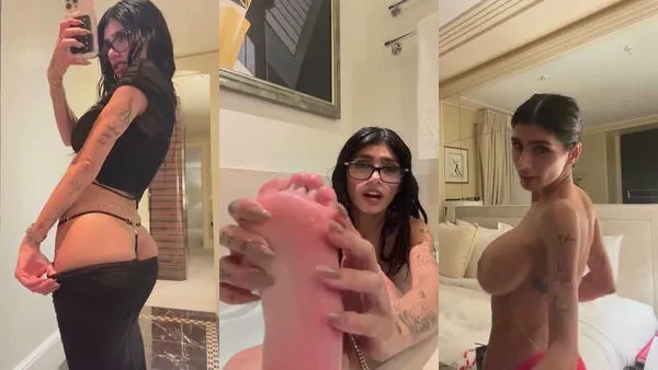 Mia Khalifa Smoaking Dancing Before Hot Naked Shower NEW Onlyfans Live