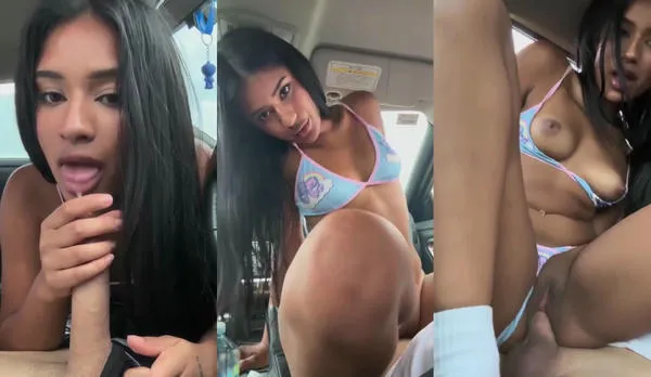 Tia.TheOfficial Rides A Dick Inside The Car - MyPornerLeak