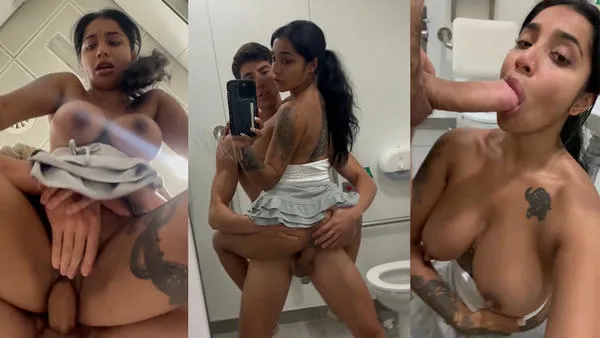 Yasmina Khan Gets Slammed In A Public Restroom - MyPornerLeak