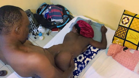 Ebony ass gets hard doggystyle at night