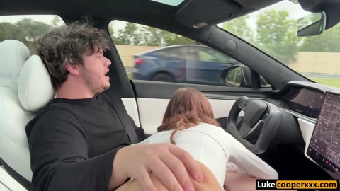 Stepsiblings’ Driving Lesson Turns Intimate