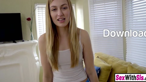 Creepy stepbro use x ray glasses on teen stepsister and rails her